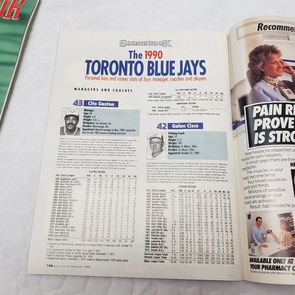 Toronto Blue Jays Baseball Scorebook 1990, 1991 - Picture 6 of 6